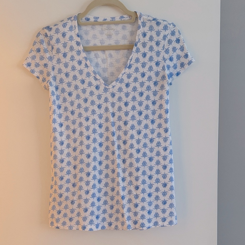 Lilly Pulitzer Toe to Toe Resort White Etta T-Shirt